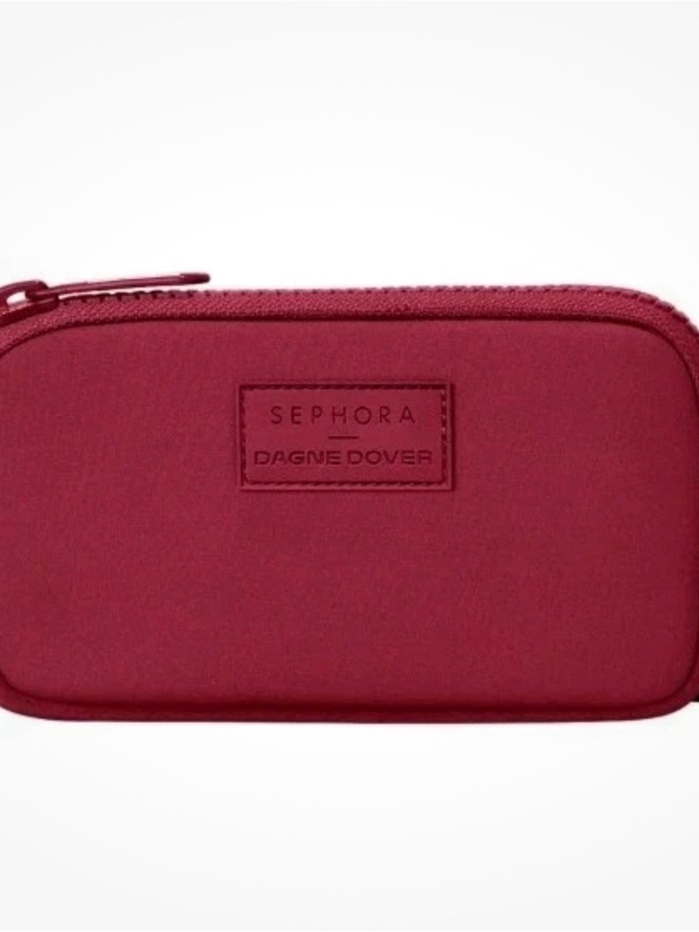 Sephora Deep Wine Zip Makeup Case